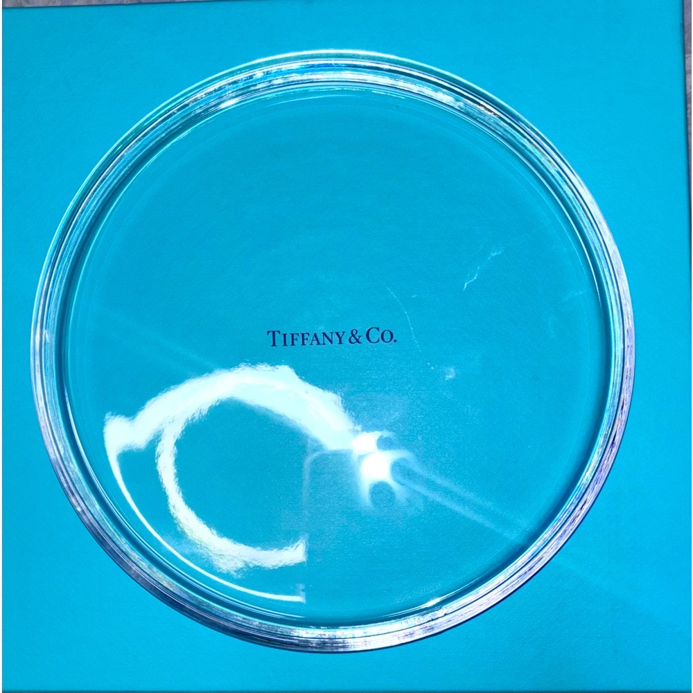 Tiffany crystal platter